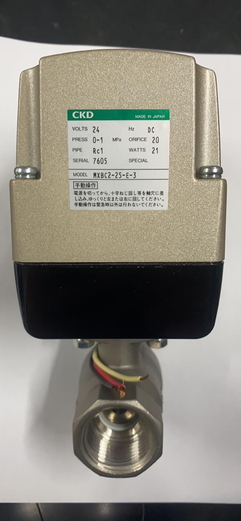 日本CKD不锈钢电动球阀MXBC2-25-E-3原装DC24V真品秒发货