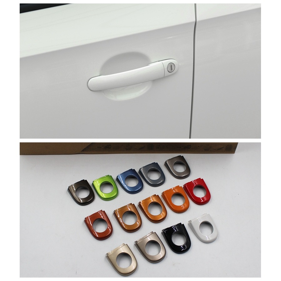 适配途观Polo桑塔纳外拉手小盖堵盖门把钥匙盖车门锁盖 外拉手盖