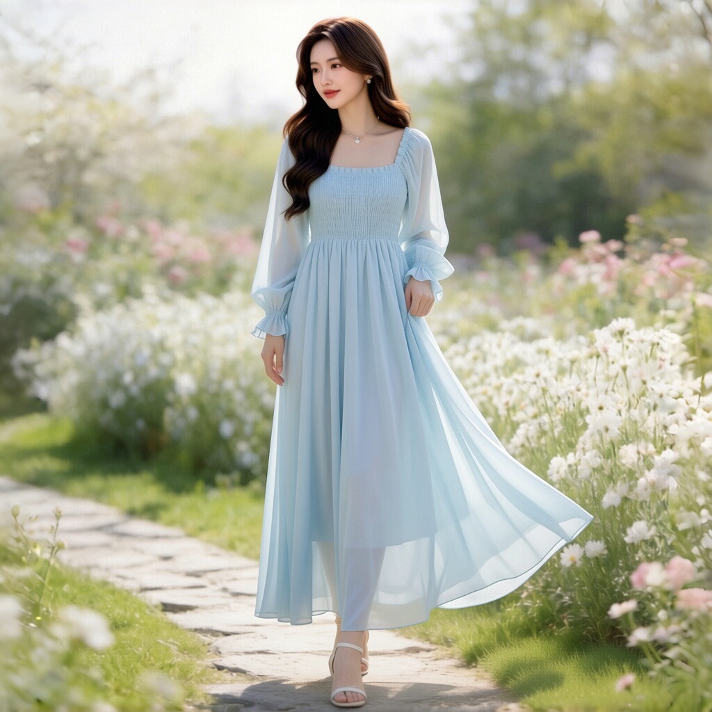 파란색