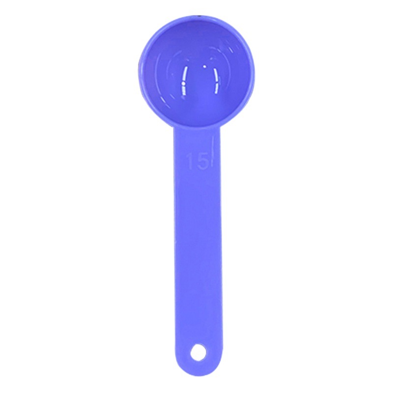 Manufacturer 15g Facial Mask Spoon Plastic Long Handle Measuring Spoon Baking Spoon Quantitative Seaweed Soft Mask Colorful Cosmetics Accessories