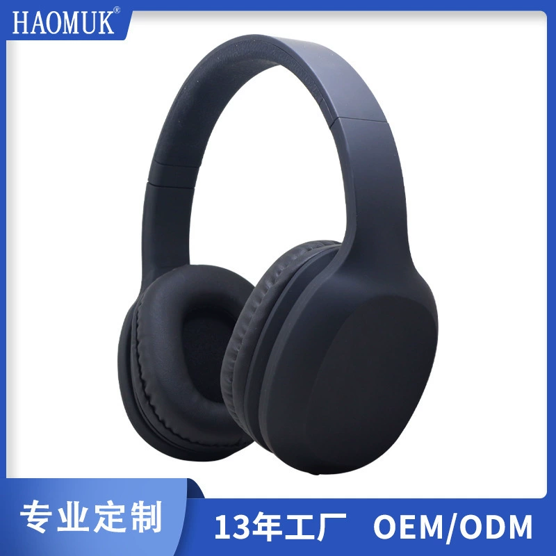 Беспроводные накладные Bluetooth-наушники, стерео игровая гарнитура с микрофоном, заводская обработка по заказу