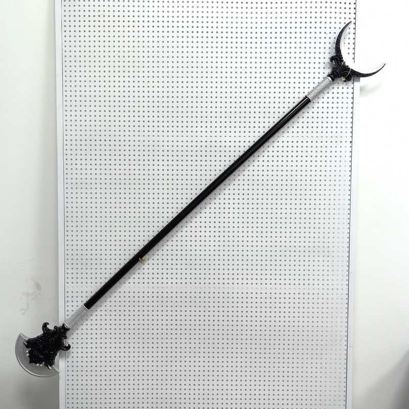 スリーゲイム兵器周辺機器 190 センチメートル延長 PU ルブフアントゥエン画戟双月画戟武器モデル小道具プラスチック|undefined