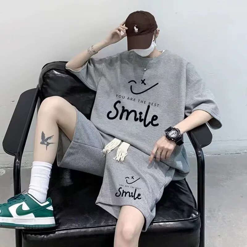 Tide, летние шорты, брюки для отдыха, oversize, свободный прямой крой