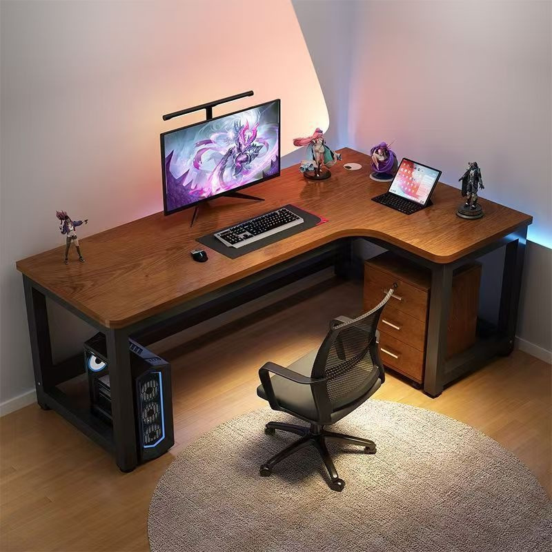 Computer desk, desktop home gaming desk and chair, bedroom corner office desk, student study desk, new Chinese-style large desk Computer desk, desktop home gaming desk and chair, bedroom corner office desk, student study desk, new Chinese-style large desk
