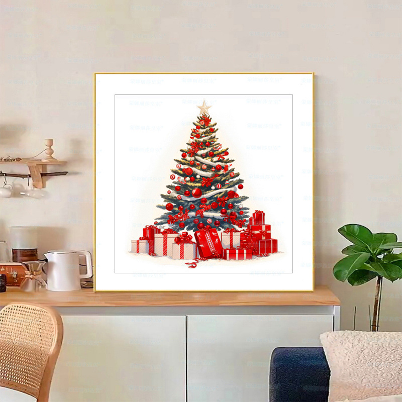 Mona Lisa Real bordado cruzado árbol de Navidad fantástico estética planta sala de estar bordado cruzado novato paquete de materiales de entrada