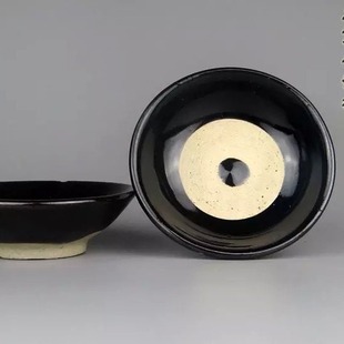 Antique Small Black Bowl Black Glaze Wine Bowl Small Black Bowl 0.1kg Wine Bowl