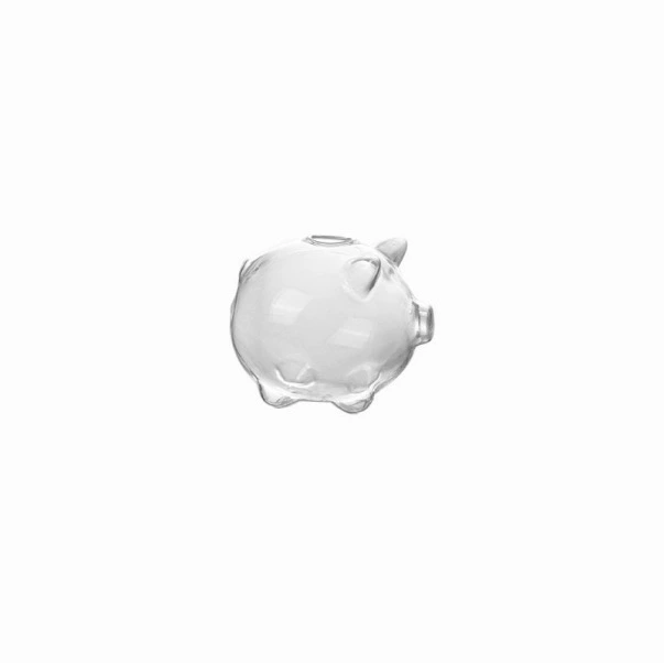 Глиняная ваза-гриб, стеклянный Feng Shui декор, 9.5×9.5×13 см, мини-цветы и ароматерапия
