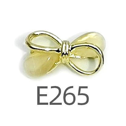 Transfronterizo Japonés arco de uñas accesorios de pajarita caliente simple todo fósforo tridimensional hueco joyería de uñas de diamantes al por mayor