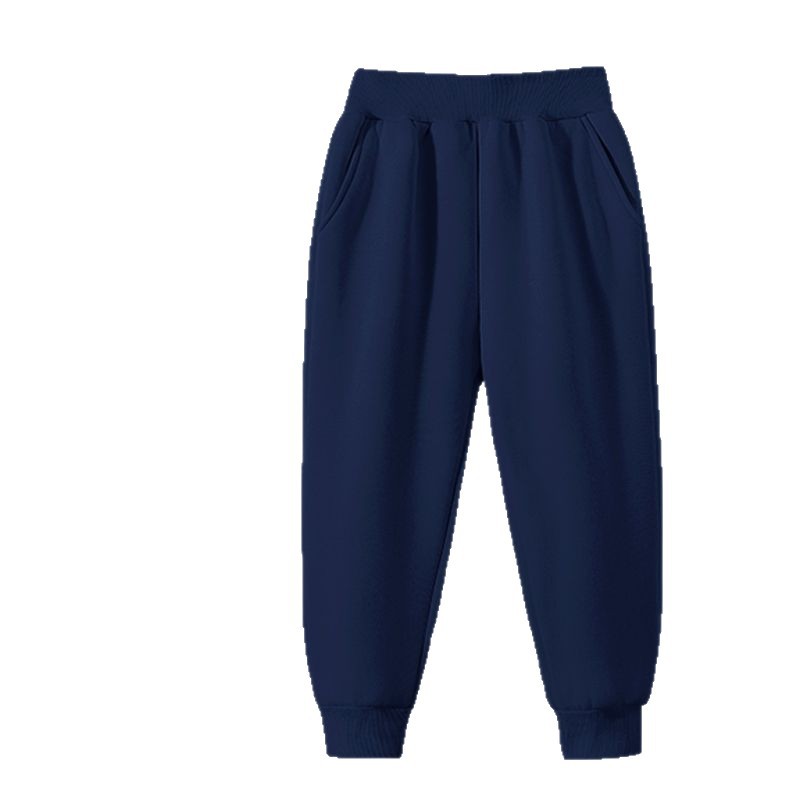 Navy Blue Pants, Autumn And Spring Loose Sweatpants, Students, Boys, Girls, Children's School Uniforms, Thin Casual_voghion.com