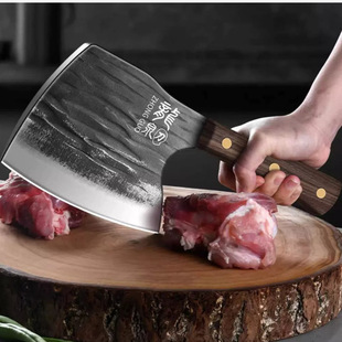 Foreign Trade Forged Bone-Cutting Yangjiang Knife, Bone Chopping Knife, Longquan Bone Chopping Axe, Commercial Large Bone Knife, Butcher's Knife