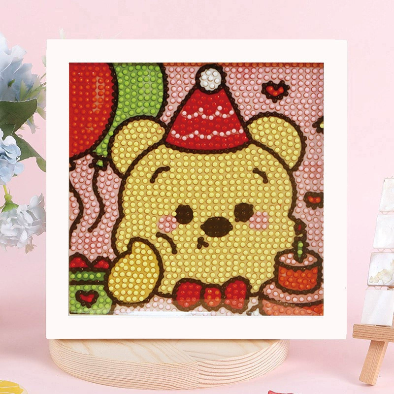 Мультяшная умная игрушка, DIY, новая коллекция, детское handmade diy, украшенная бриллиантами