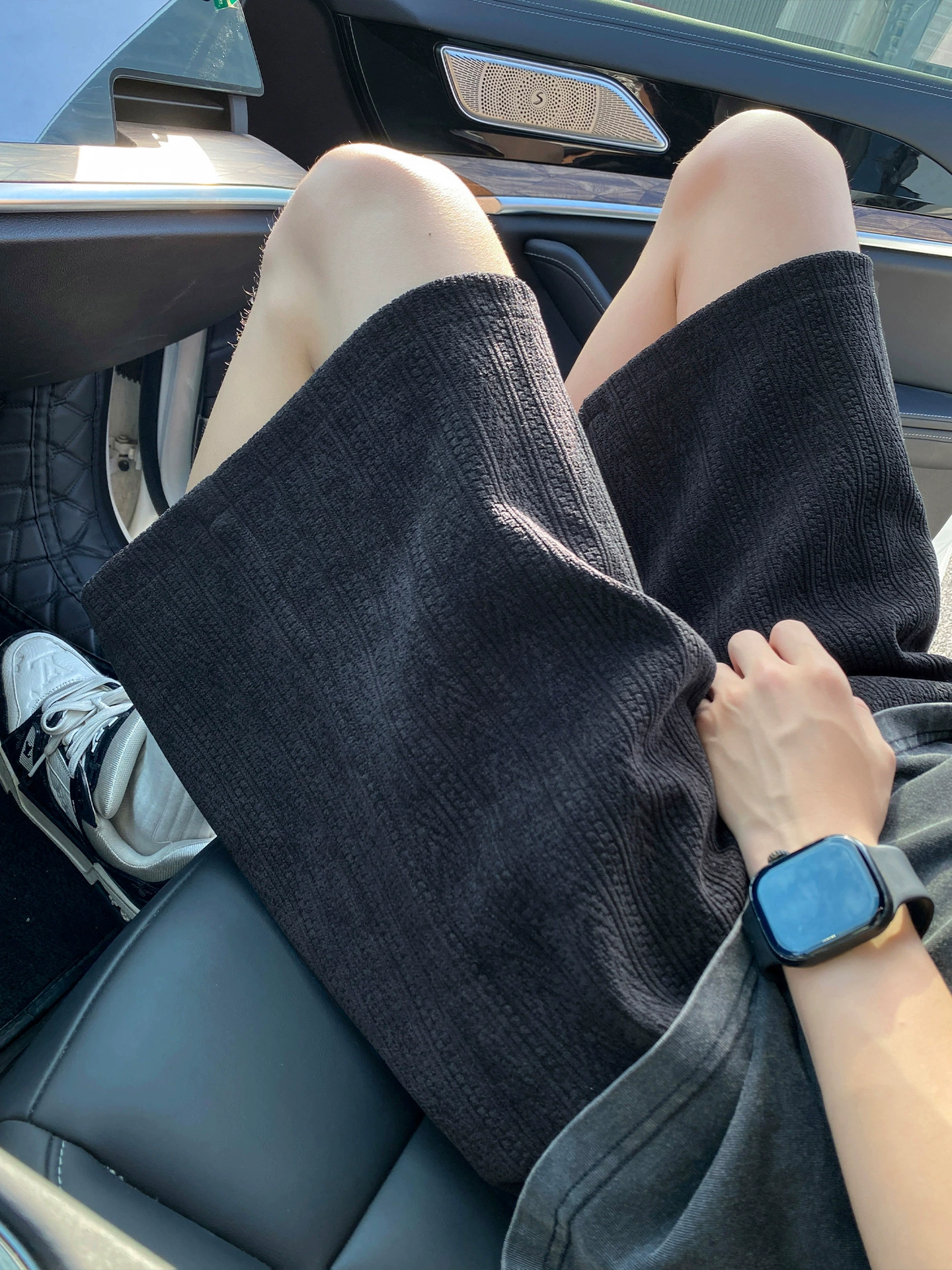 Design summer shorts, trousers, oversize