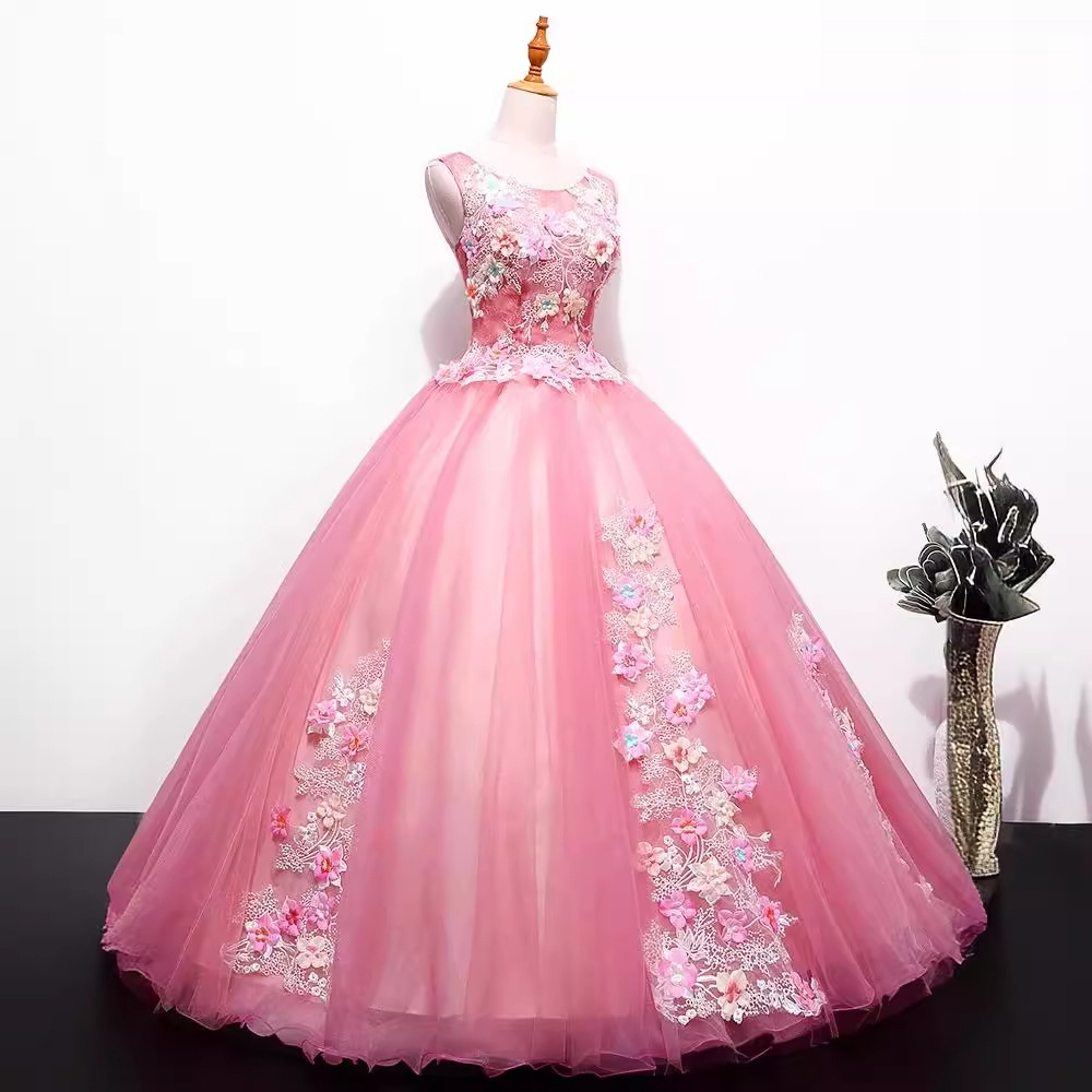 Vestido de noche petal de flores examen de arte música vocal hermosa voz rendimiento en solitario vestido anfitrión de reunión anual larga mujer delgada