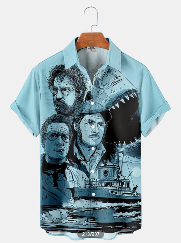 Tendencia de la moda para hombres Camisa de manga corta hawaiana Camisa estampada digital 3D Estilo explosivo transfronterizo de Amazon