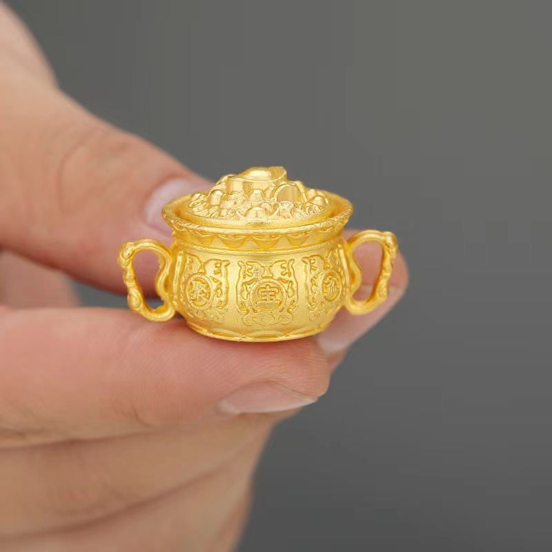 聚宝盆十二生肖招財入宝キーホルダーストラップは、起爆金を回すことができます。|undefined