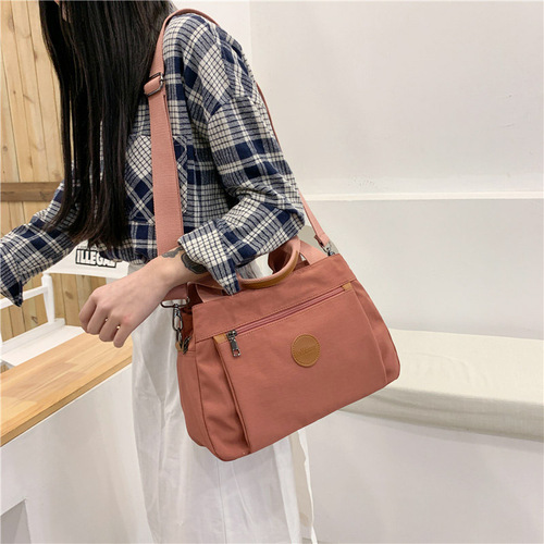 Cross-border fashion casual women's bag women's portable shoulder crossbody bag women's commuting large capacity multi-compartment bag 078-2