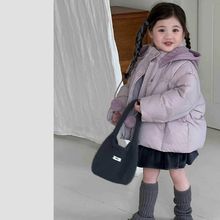 m379新款洋气儿童棉衣韩版公主风加厚冬装棉袄外套潮冬季保暖外套