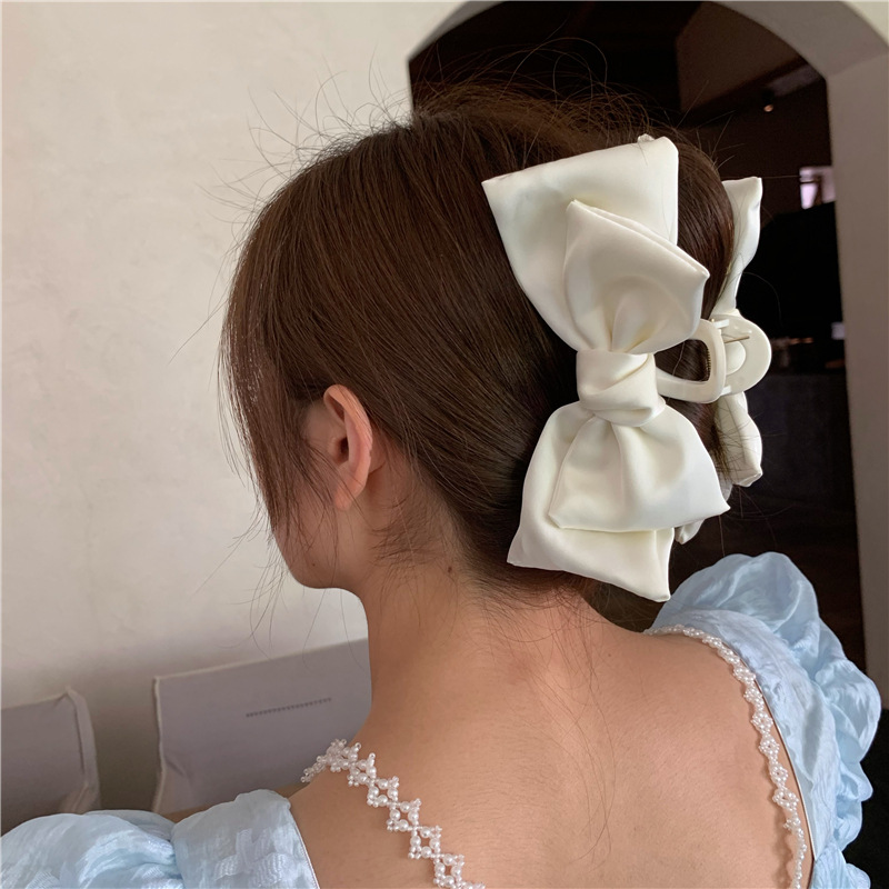 Women's Sweet Bow Knot Plastic Cloth Hair Claws display picture 6