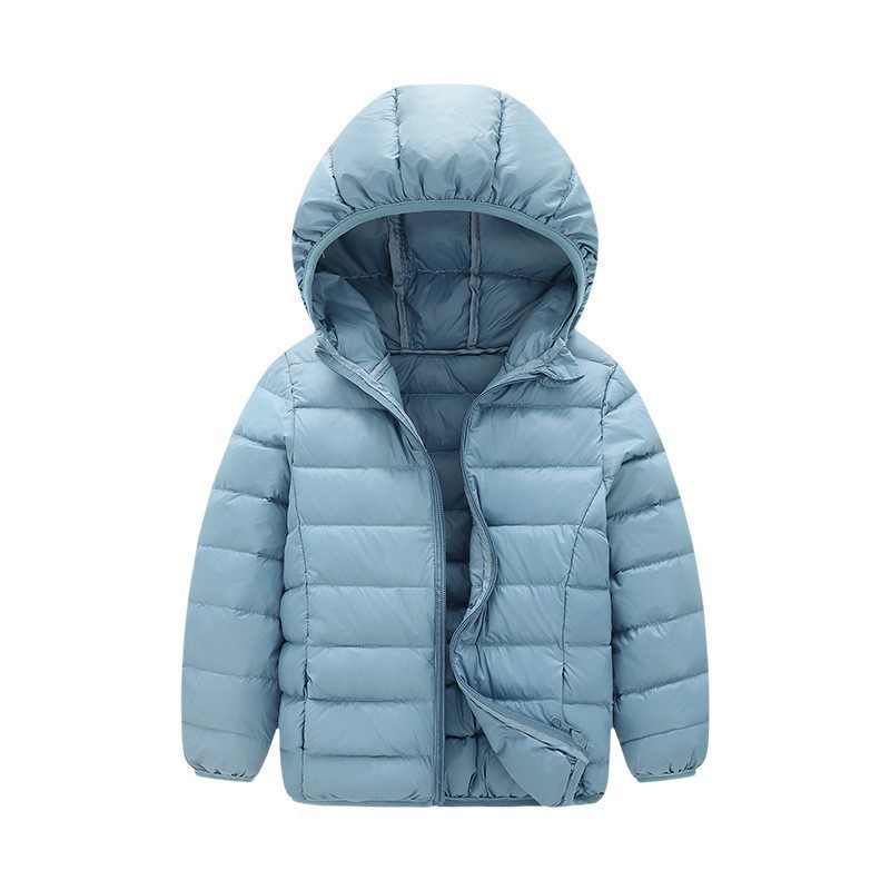 Ropa de algodón acolchada para niños nuevos niños ropa de algodón acolchado ropa bebé de algodón acolchado ropa niños y niñas ligero chaqueta con capucha uniforme escolar