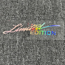 外贸热销款限量版汽车贴纸镭射创意个性有趣贴花车窗玻璃装饰贴画