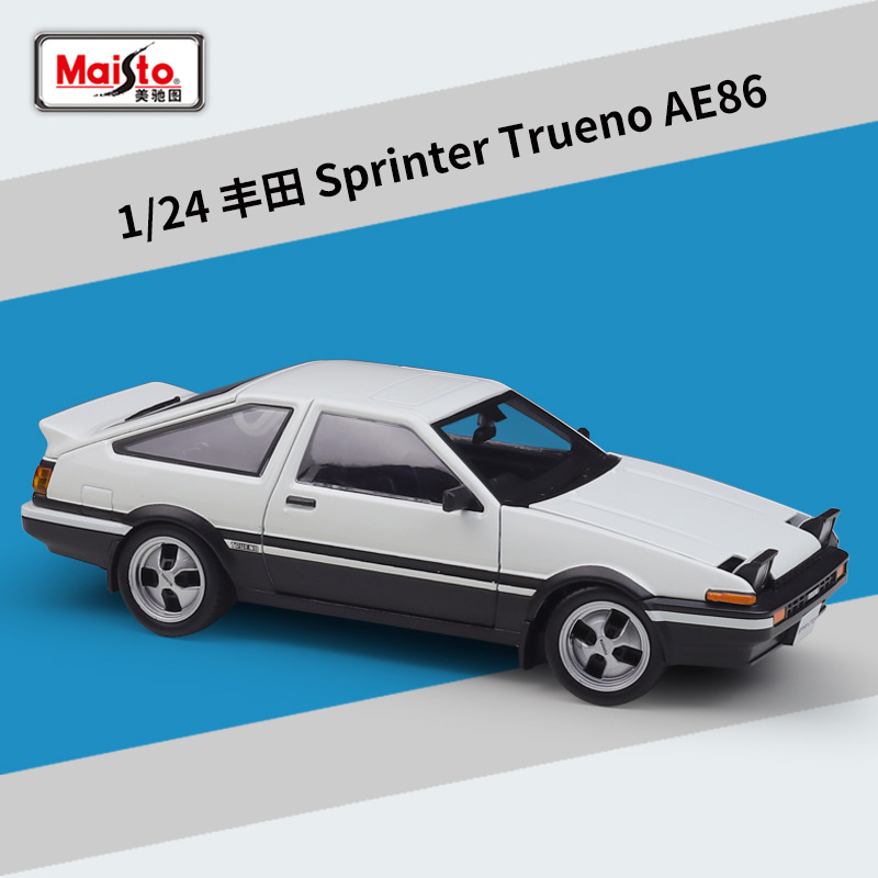 Meichitu 1:24 Toyota Sprinter Trueno Ae86 Simulated Alloy Car Finished Model Meichitu 1:24 Toyota Sprinter Trueno Ae86 Simulated Alloy Car Finished Model