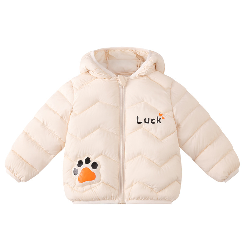 871 ropa de algodón ligero de dibujos animados para niños, ropa de algodón para bebés pequeños y medianos, ropa de abrigo de algodón para niños y niñas de otoño e invierno