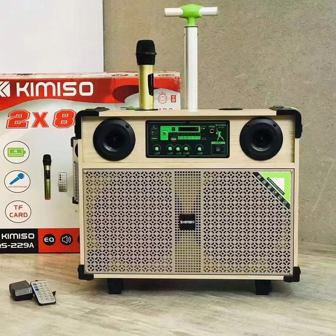 Nuevo QS - 229A doble altavoz Bluetooth inalámbrico de 8 pulgadas altavoz doble altavoz al aire libre alto volumen de baile cuadrado de alta calidad de sonido image 1