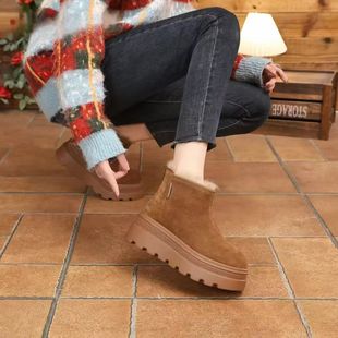 ���������8cm����Ьѩ��ѥ����ɸⶬ���¼ӽq��ů��ѥ762385