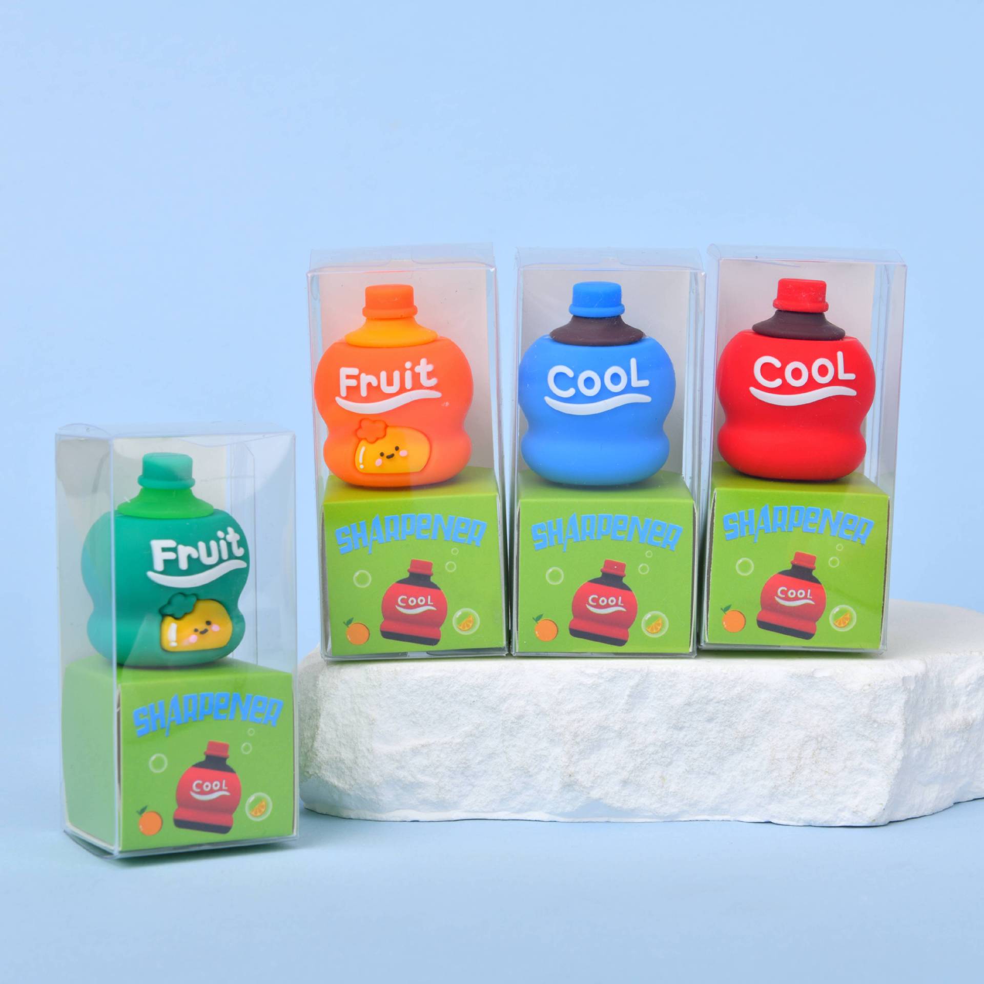 Sacapuntas de animal de dibujos animados, para estudiantes, venta al por mayor