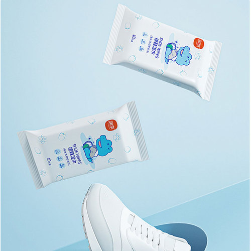 Run this shoe polishing wipes for white shoes, shoe polishing artifact, special wet wipes for cleaning, no need to wash, remove oil and stains