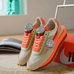 莆田靴ハイバージョンワッフル第二世代sacai2.0男性と女性のスポーツとレジャーランニングシューズロートップ通気性靴