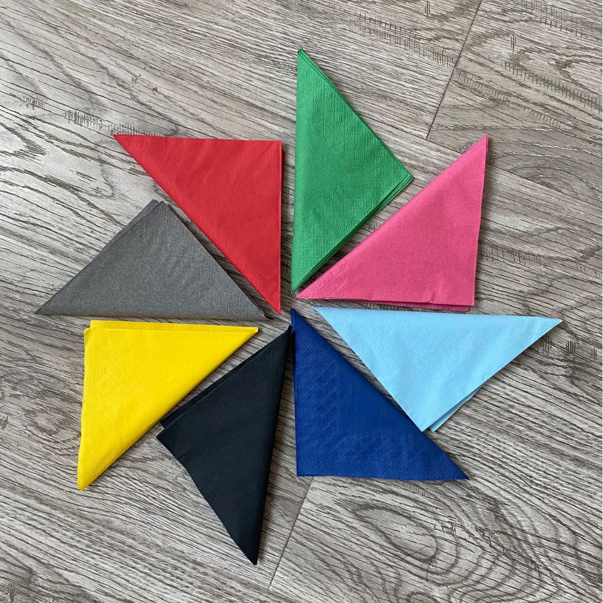 250双层染色纸原生木浆餐巾纸方巾纸广告纸巾酒店纸巾