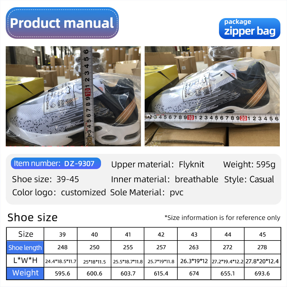 Zapatos Deportivos para Hombre, Primavera, Talla Grande, Tejido Transpirable, Zapatos para Correr, Cómodos, con Amortiguación de Aire, Venta al por Mayor Transfronteriza, Zapatos Casuales