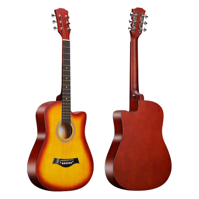 Прямые продажи фабричной гитары 38-дюймовая народная песня Популяризация Начинающие Народная гитара Студенты мужского и женского пола Практика фортепиано