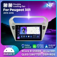 Применимо к Peugeot Peugeot 301 13-16 изменяет изображение заднего хода системы Android Bluetooth Carplay навигационный экран