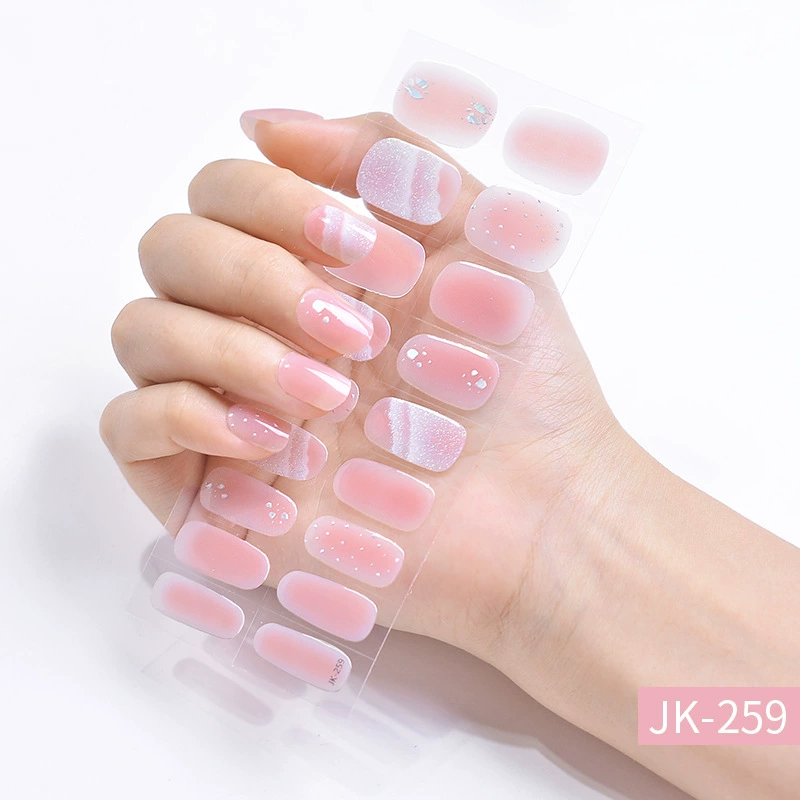 Набор для ногтей XT Gel с наклейками, искусственные ногти и лак для ногтей