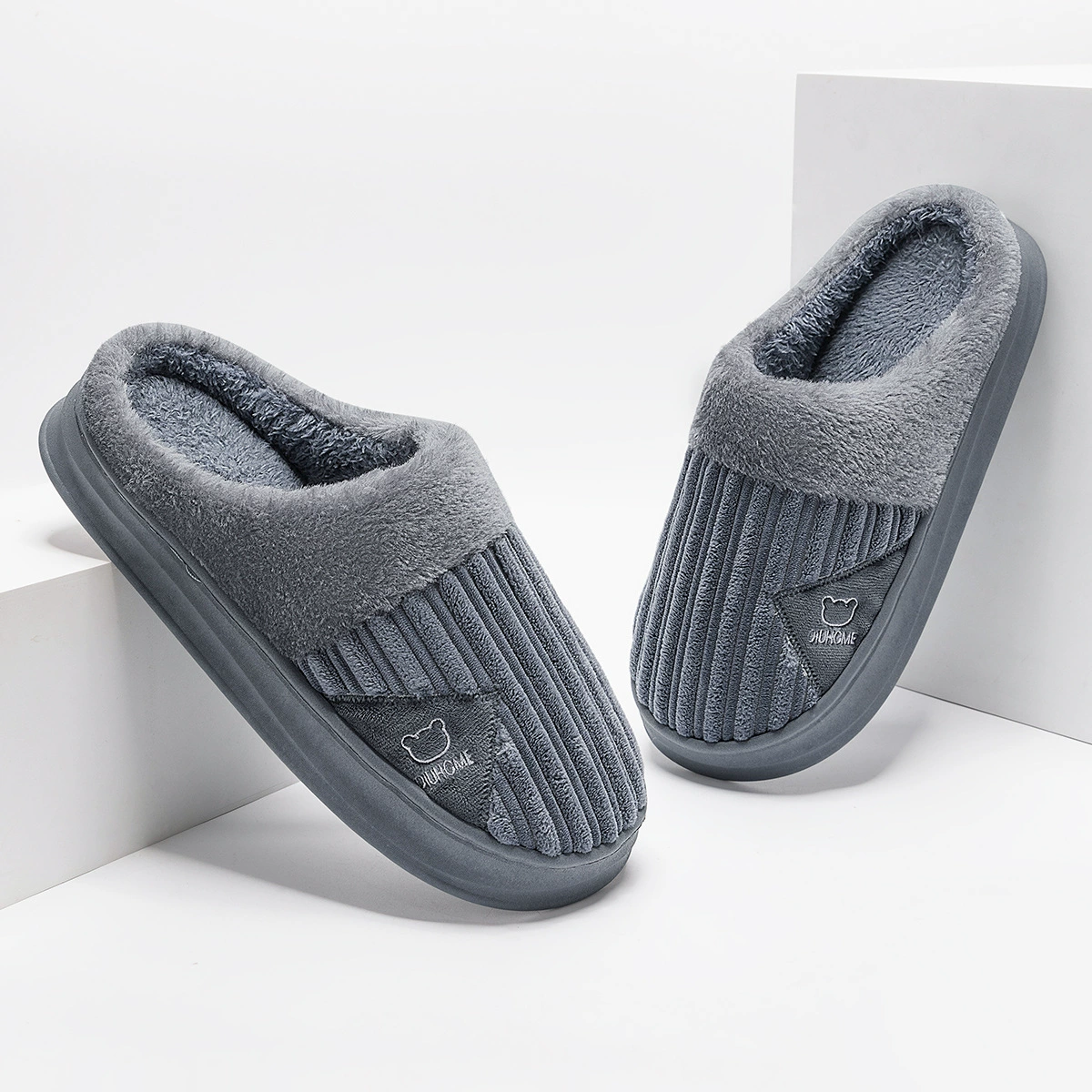 D Demi-season non-slip slippers platform, for middle age, wholesale