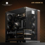 Thermalright利民TR-A70 VISION V2机箱黑色全景三面侧透海景房
