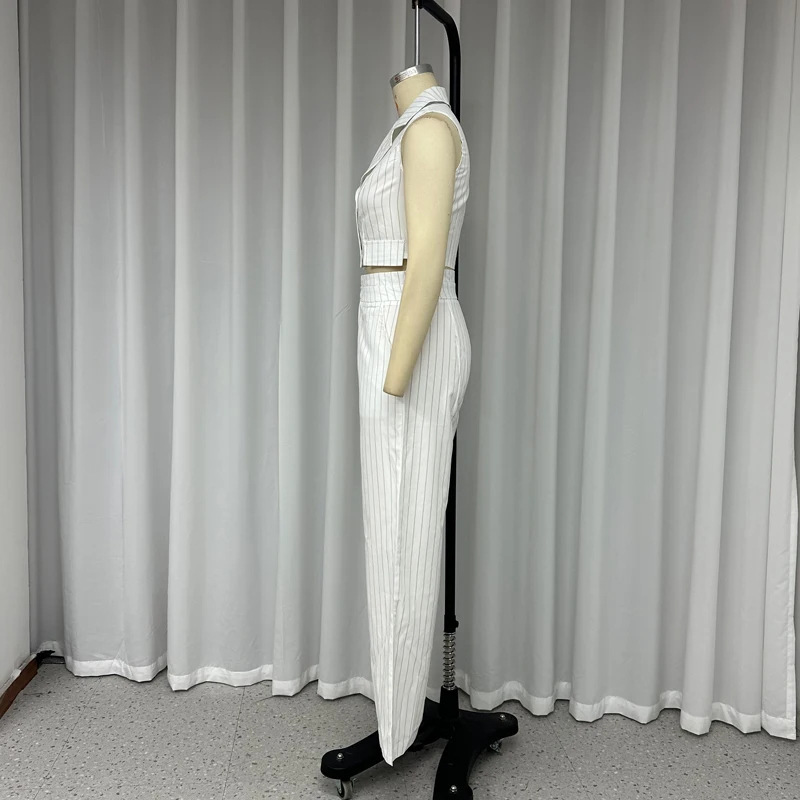 Cropped Blazer and Trousers