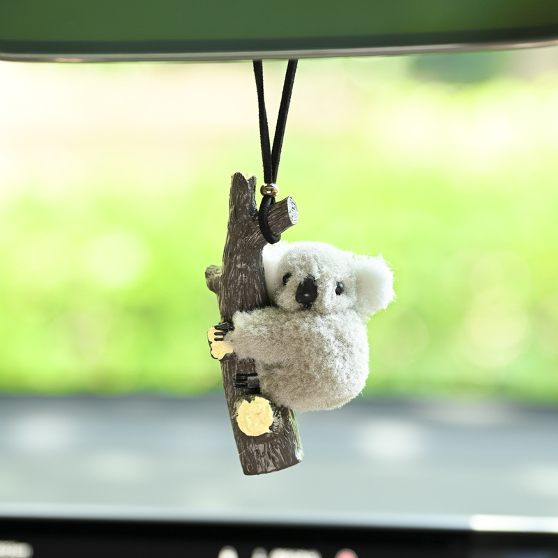 Espejo retrovisor de automóvil colgante de automóvil de alta calidad colgante de automóvil colgante de koala colgante de automóvil niñas adornos adornos lindos