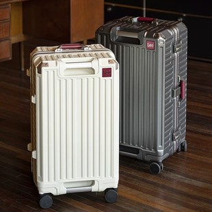 Lee Large Capacity Luggage Case Women's 20 Inch Boarding Trolley Case Aluminum Frame Universal Wheel Suitcase 30 Inch Password Luggage