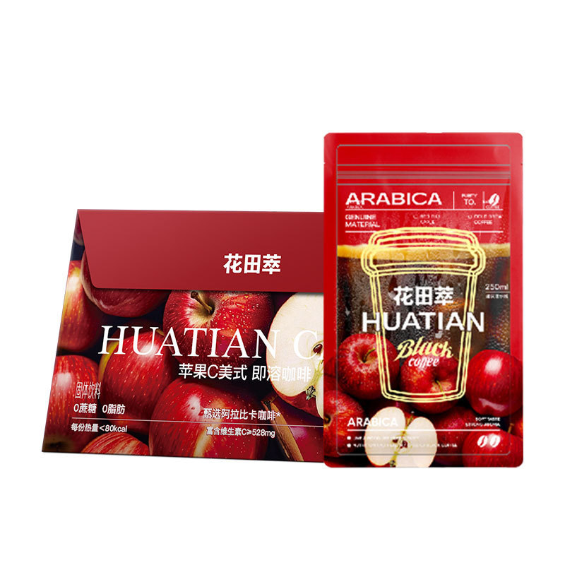 Chalatte Coffee Huatian Cui Brewed Ready-To-Drink Coffee Drink Apple C American Style 140G/Gift Bag