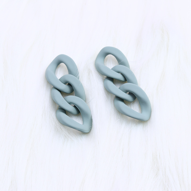13g Weight Drop Earrings Classification 1 Pair Quantity Daily Occasion Acrylic Material Geometric Pattern Women'S Gender Spray Paint Design Simple Style Style 1 Pair Simple Style Geometric Spray Paint Arylic Drop Earrings 无