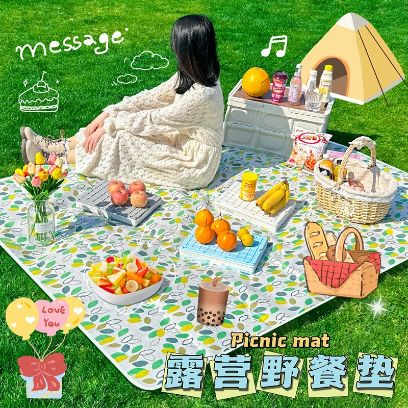 Waterproof handheld carpet for camping for picnic, increased thickness