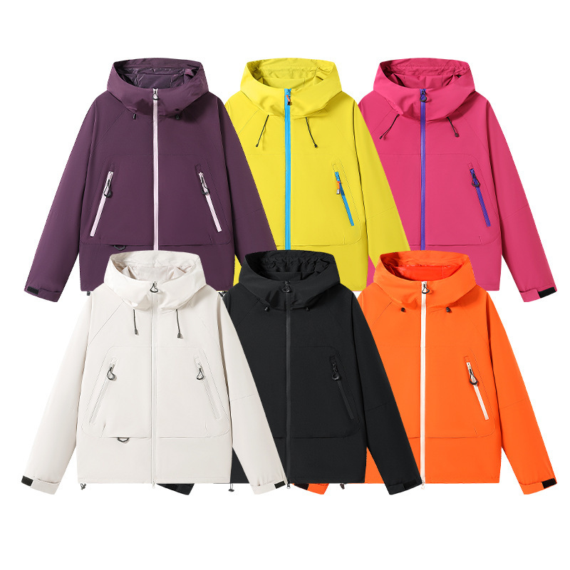 Jacket Single Shell 2025 Autum New Outdoor Windproof and Waterproof Jacket Mountaineering Jacket for Men and Women, Breathable Style