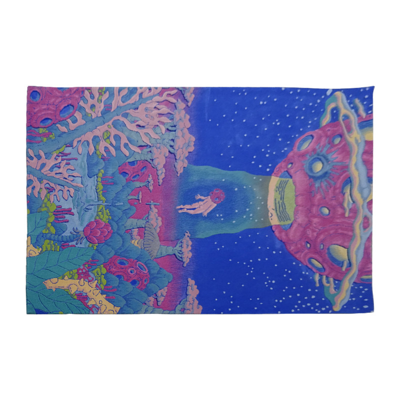 Fábrica de fuente de alfombra doméstica de alta gama gruesa sala de estar fácil de cuidar dormitorio alfombra personalizada al por mayor