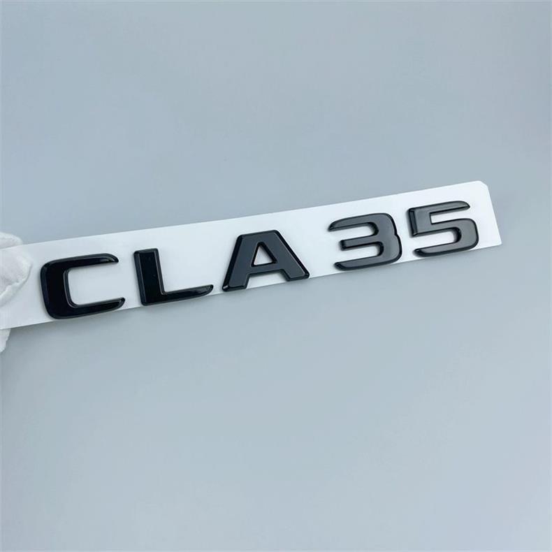 CLA black label Mercedes-Benz CLA modified black tail emblem CLA35 CLA200 CLA260 CLA45 car emblem blacked out