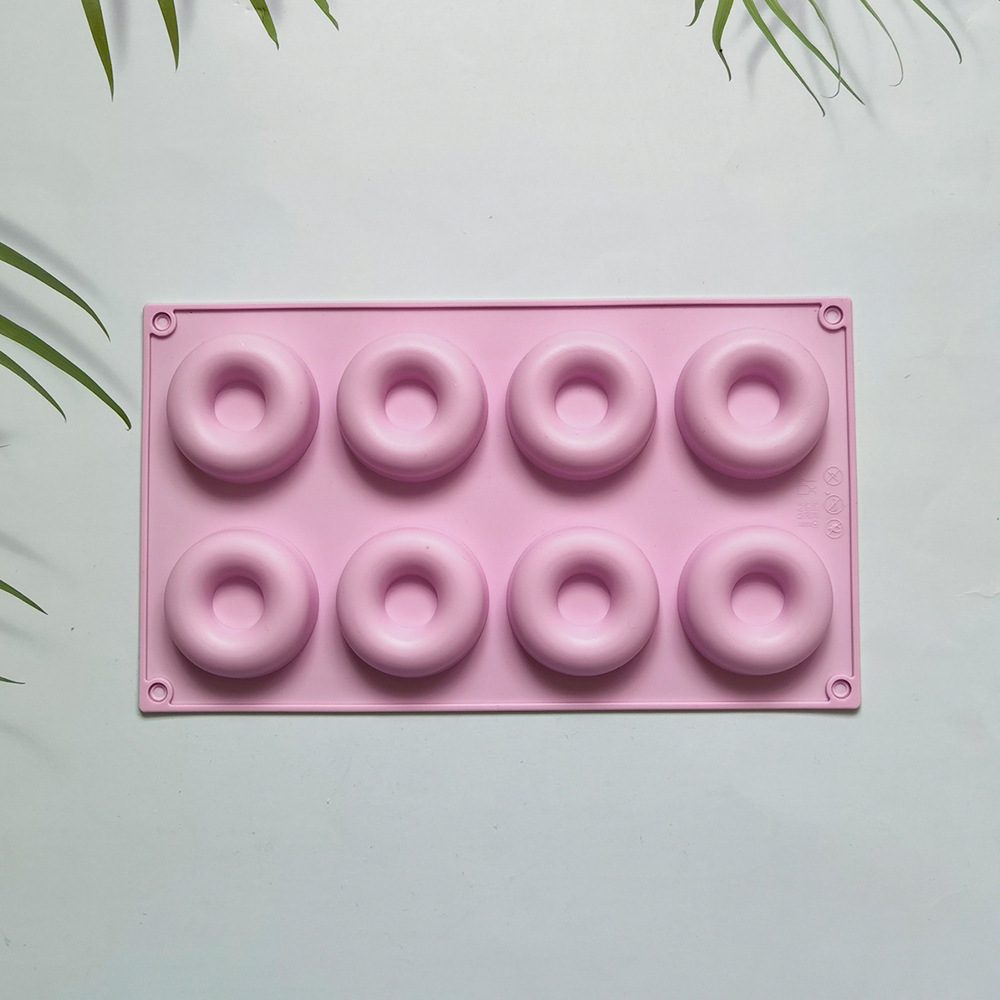 8 donuts 420 galletas dulces molde de silicona molde de pastel de mousse molde de gelatina