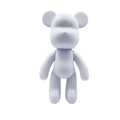 Internet celebrity fluid rabbit white embryo diy handmade vinyl fluid rabbit piggy bank violent bear stall toys wholesale