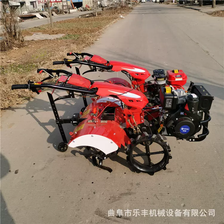 果园农场菜地开沟旋耕机 170两驱多功能耕地机  操作灵活微耕机